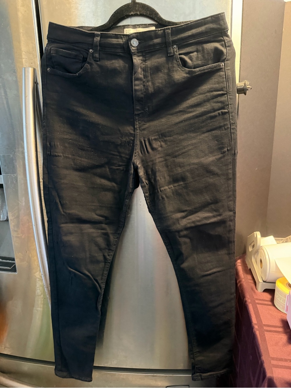 Topshop Men's Black Skinny Jeans